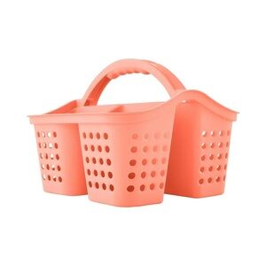 Mainstays by Becky G. & Alejandra Small Portable Coral Shower Caddy NWT